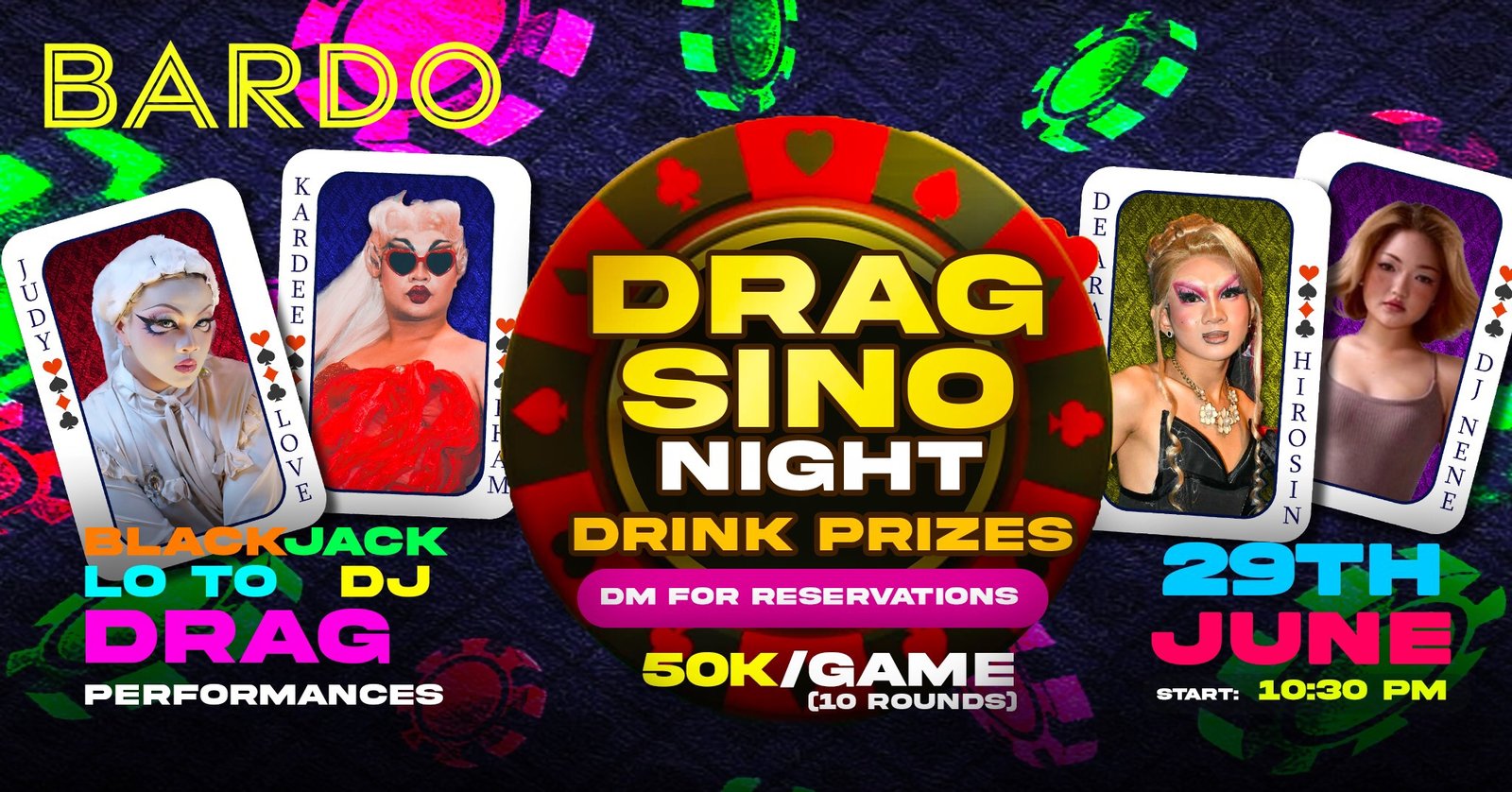 DragSiNo Night - BlackJack & Lo To♥️♣️♦️♠️