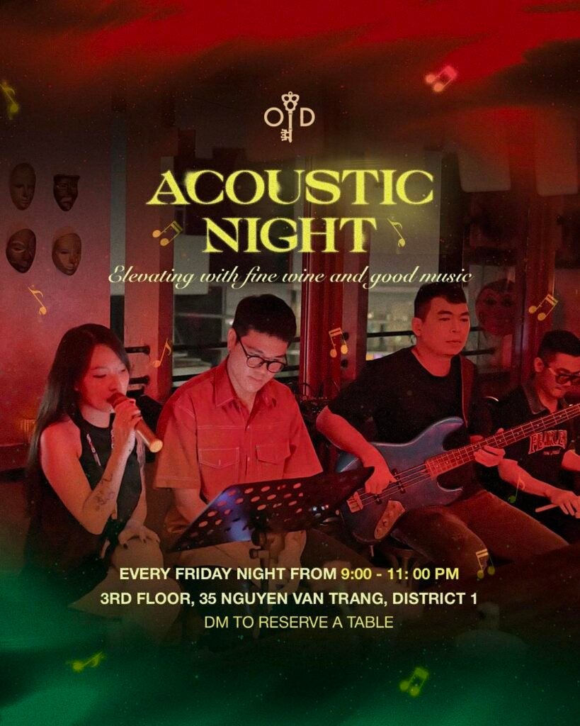 Off-dry Acoustic Night