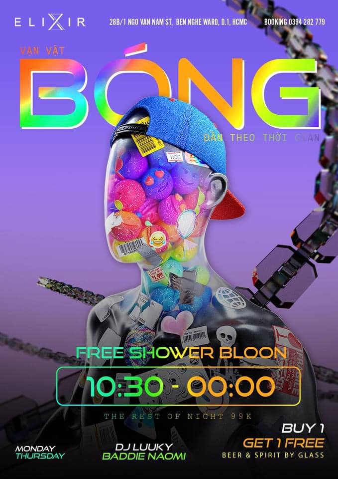 Vạn vật bóng dần theo thời gian at Elixir Lounge