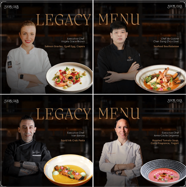 Legacy Menu At Social Club Saigon