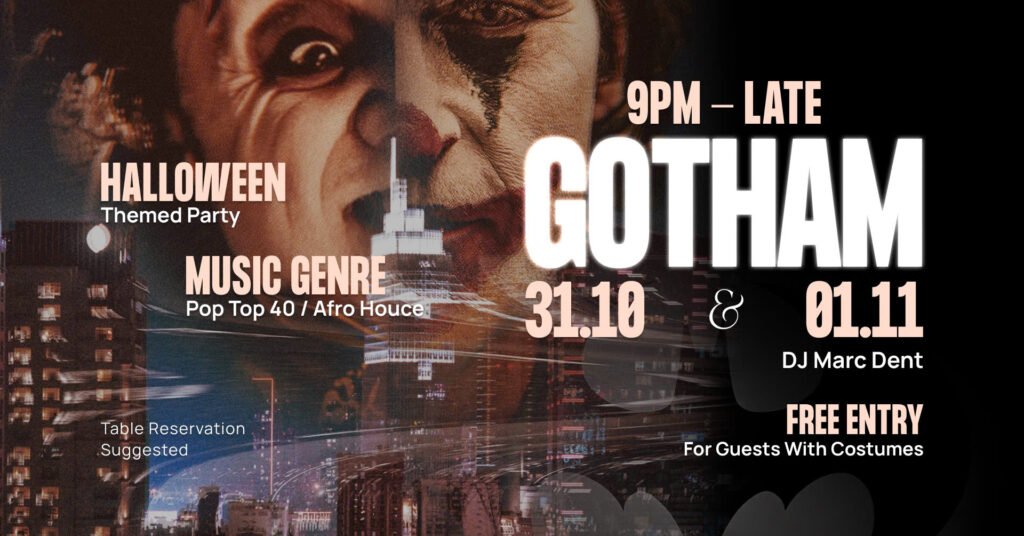 Gotham City - Halloween Rooftop Party