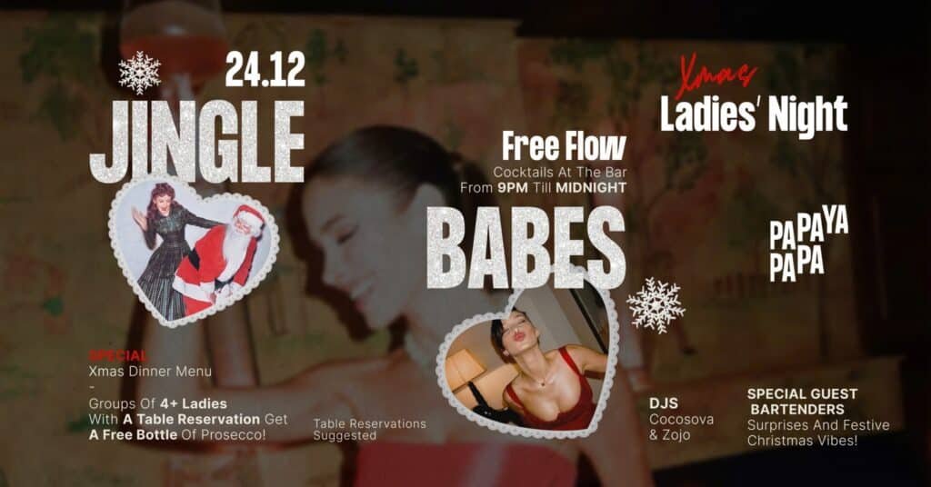 Jingle Babes: Christmas Ladies Night at Papaya papa