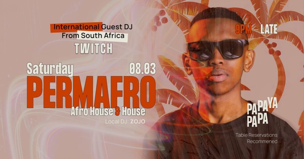 Permafro with DJ Twitch at Papaya Papa